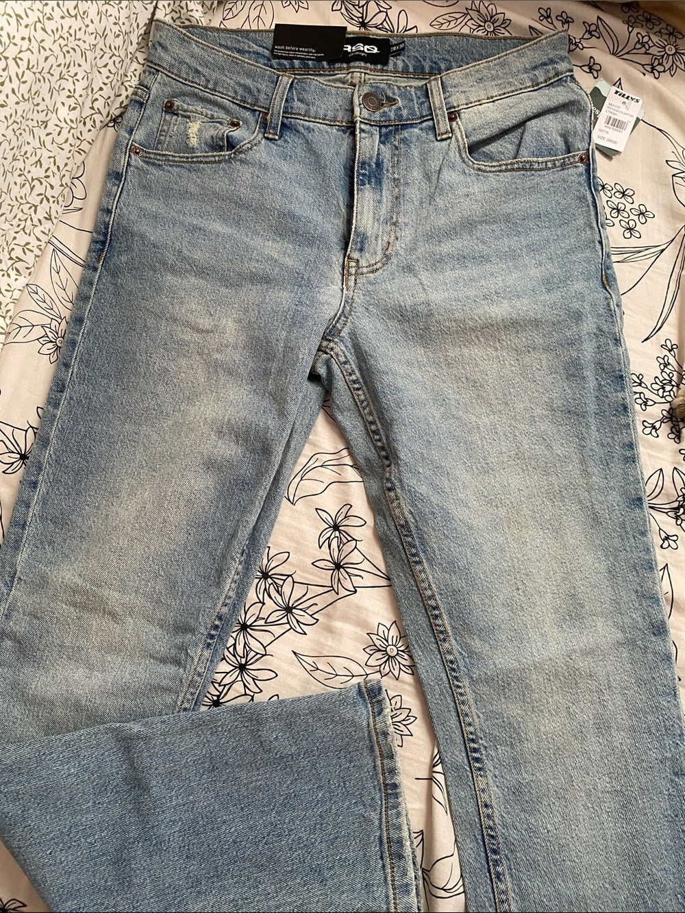 Slim Straight Light Blue Men's Jeans -